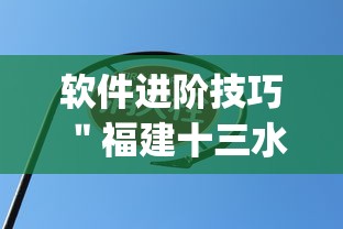 软件进阶技巧 ＂福建十三水app是不是有挂吗？_游戏_玩家_工具
