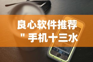 良心软件推荐 ＂手机十三水万能开挂器通用版”开挂(透视)辅助教程
